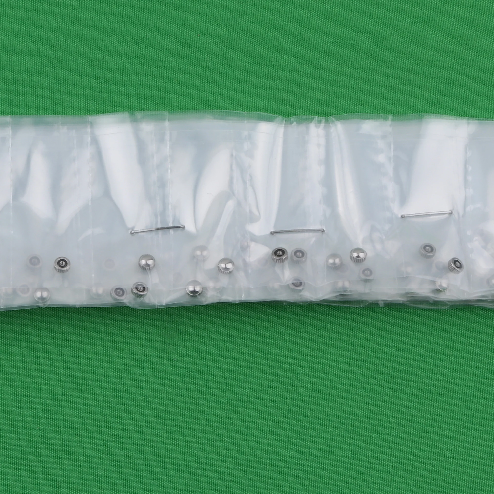 100PCS steel  waterproof watch crown 3.5mm*2.2mm Silver Gold