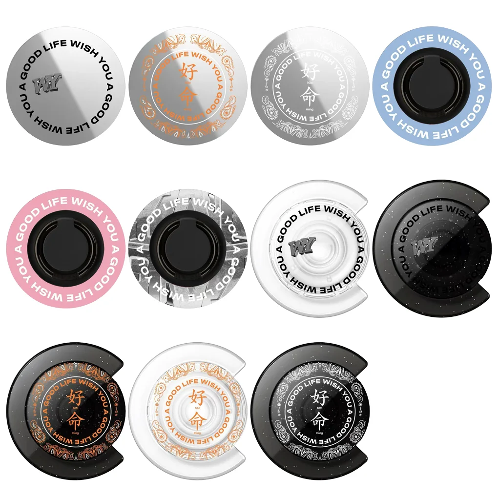 

Wish You Magnetic Folding Phone Grip Stand Card Holder for IPhone 12 13 14 15 16 17 Pro Max Holder Mount Support for S25U