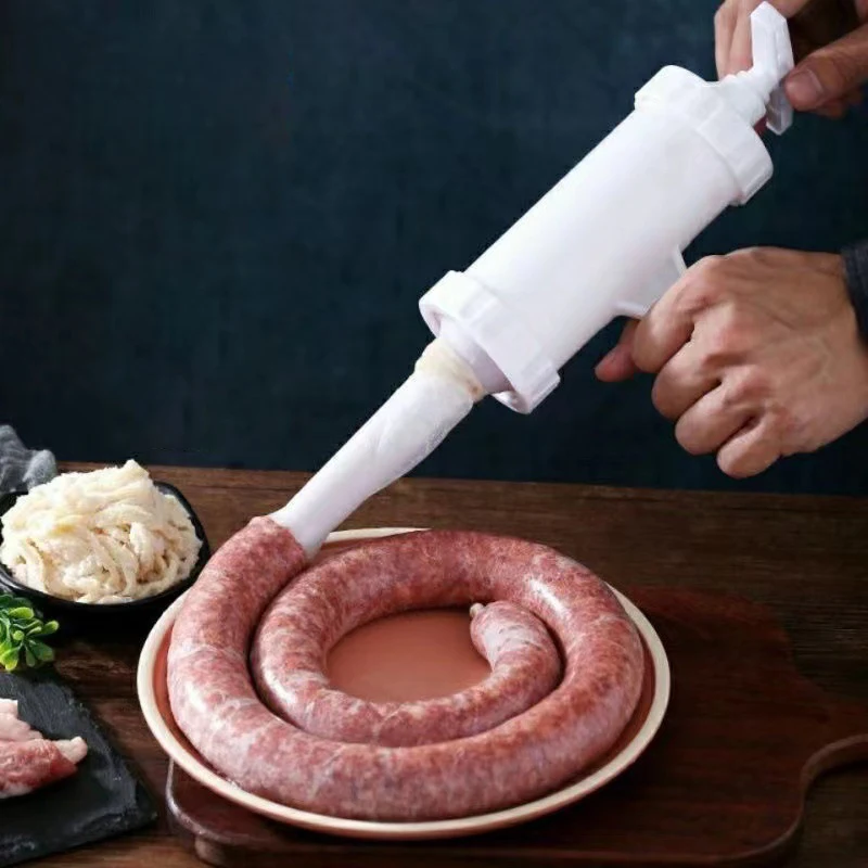 Sausage Stuffer Jerky Gun Manaul Meat Syringe Home Made Homemade Sausage Tool Small Sausage Tool Sausage Filler Sausage Maker