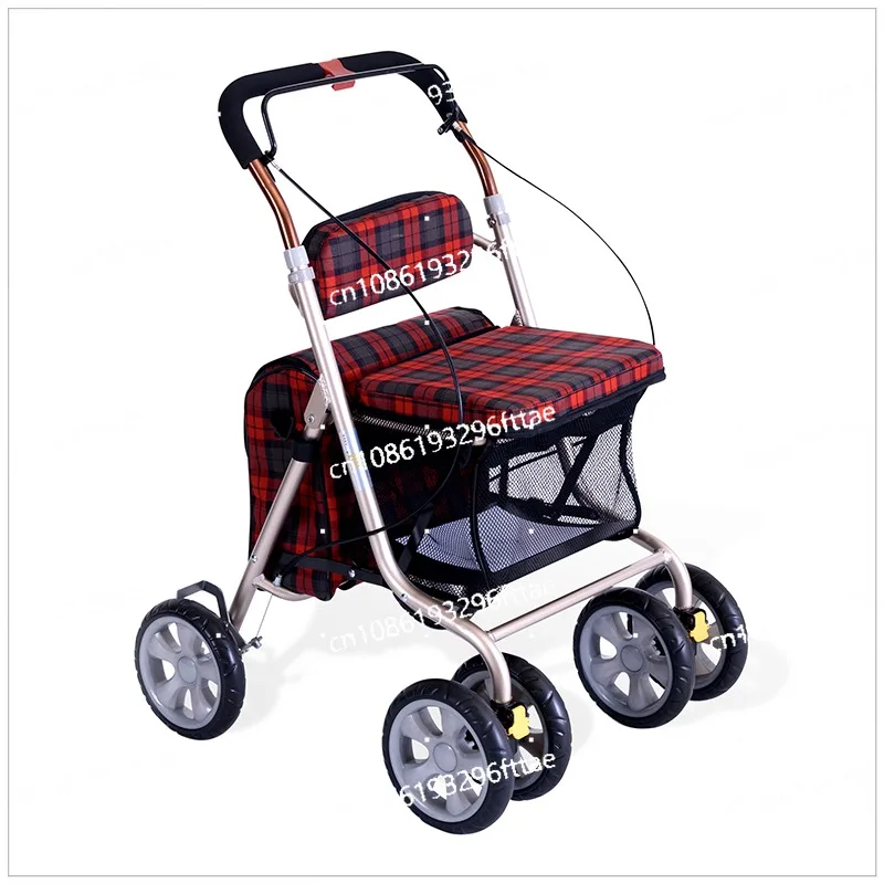 The trolley for the elderly can be folded to help shopping trolley, folding trolley, light to carry