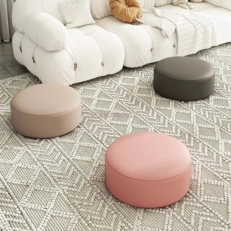 Small stool household bench living room sofa stool coffee table  foot pedal bedroom pier low stool soft bag bay window