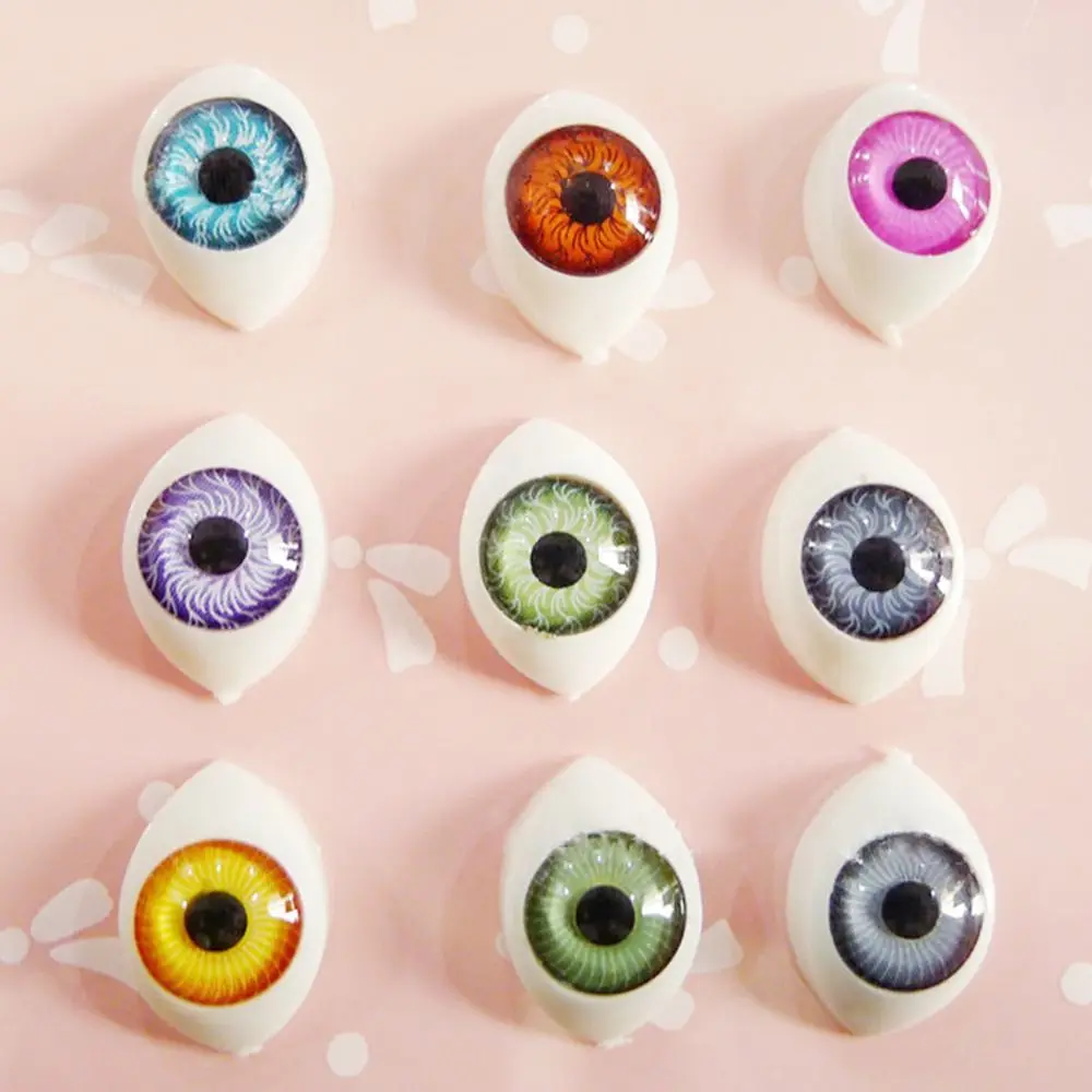 5Pairs 12x16mm Blue Brown Green Doll Acrylic Eyes Doll Eyeball For BJD Doll Making Crafts DIY Eyes Accessories Doll Animals Part