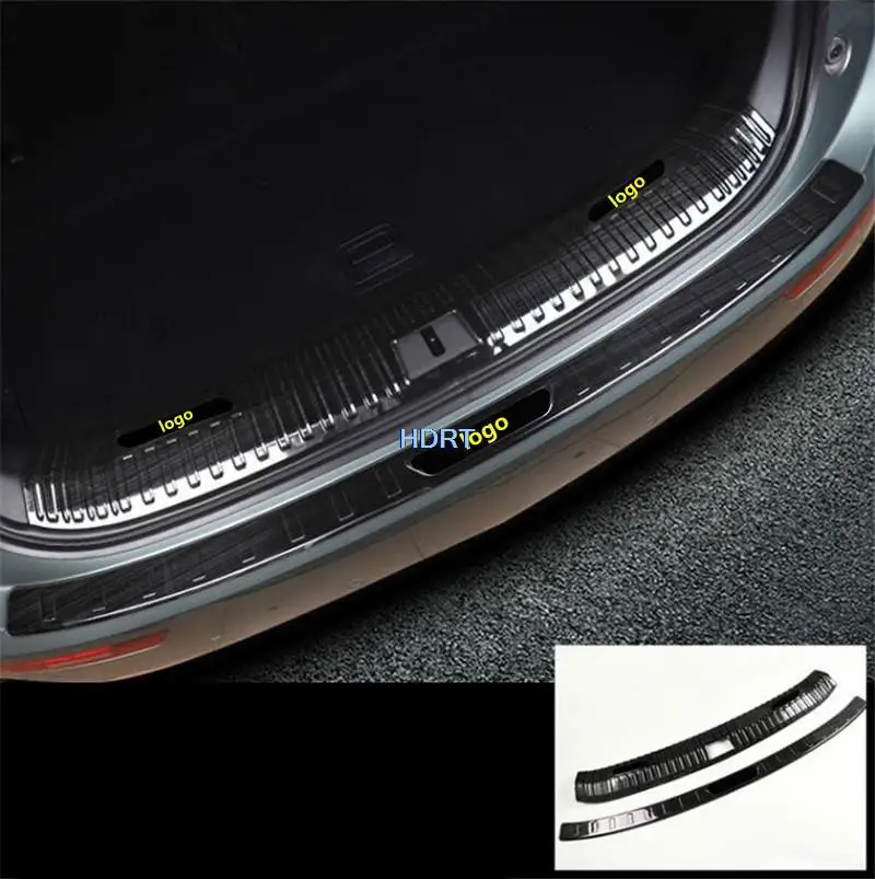 

Car Styling Bumper Rear Trunk Guard Protector Decoration Trim Tail Door Pate Cover Sticker For Huawei Aito M7 2022 + Accessories