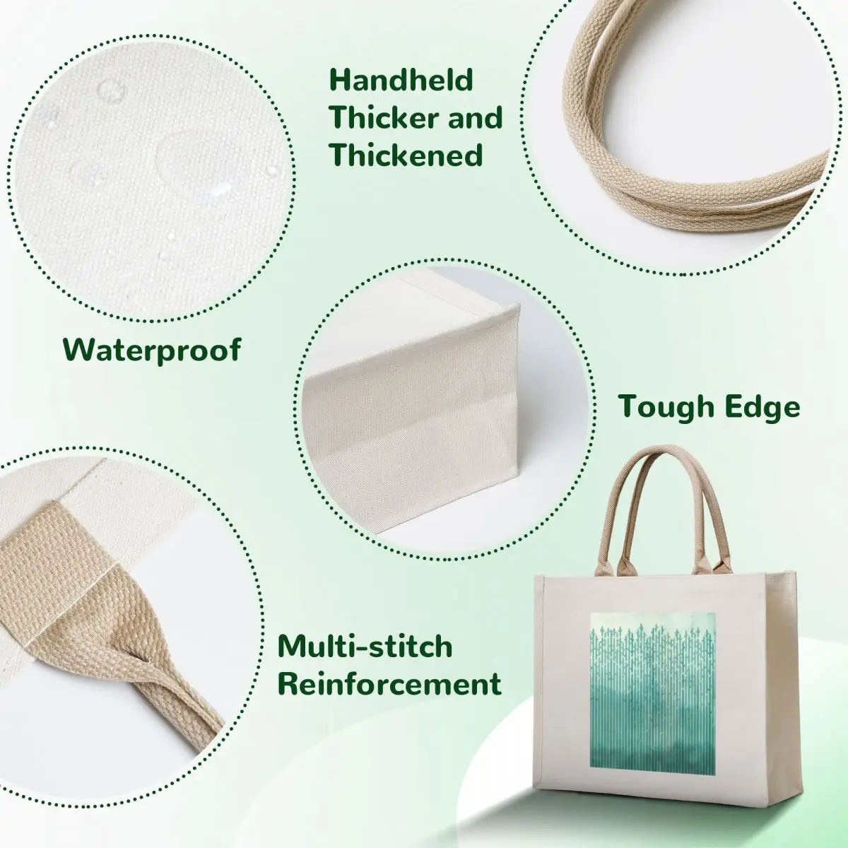Misty Morning Tote Bag Women's tote bag Shopper bag reusable shopping