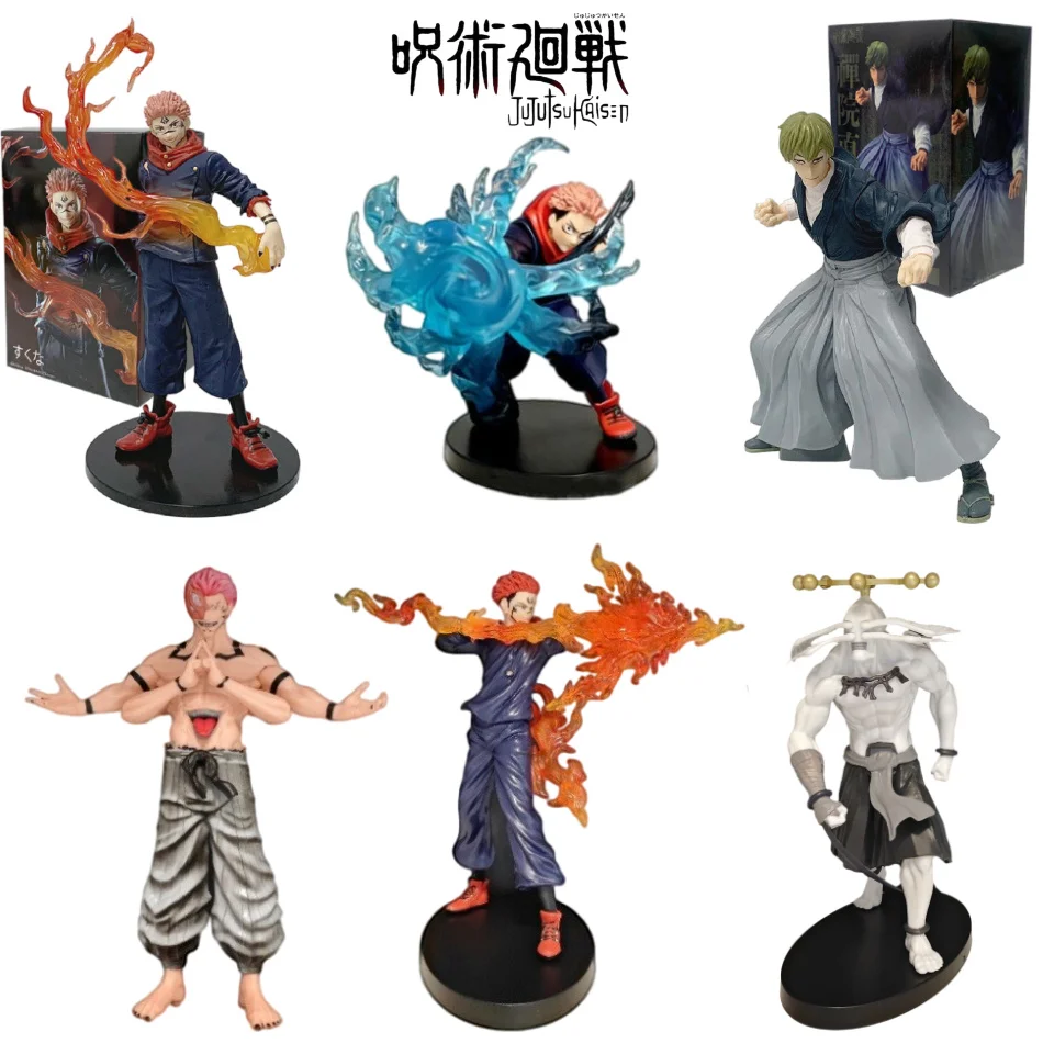 Jujutsu Kaisen Anime Figure, Ryomen Sukuna Itadori Yuji Action Figurine, Collectible Model Statue for Desktop Decoration Gift