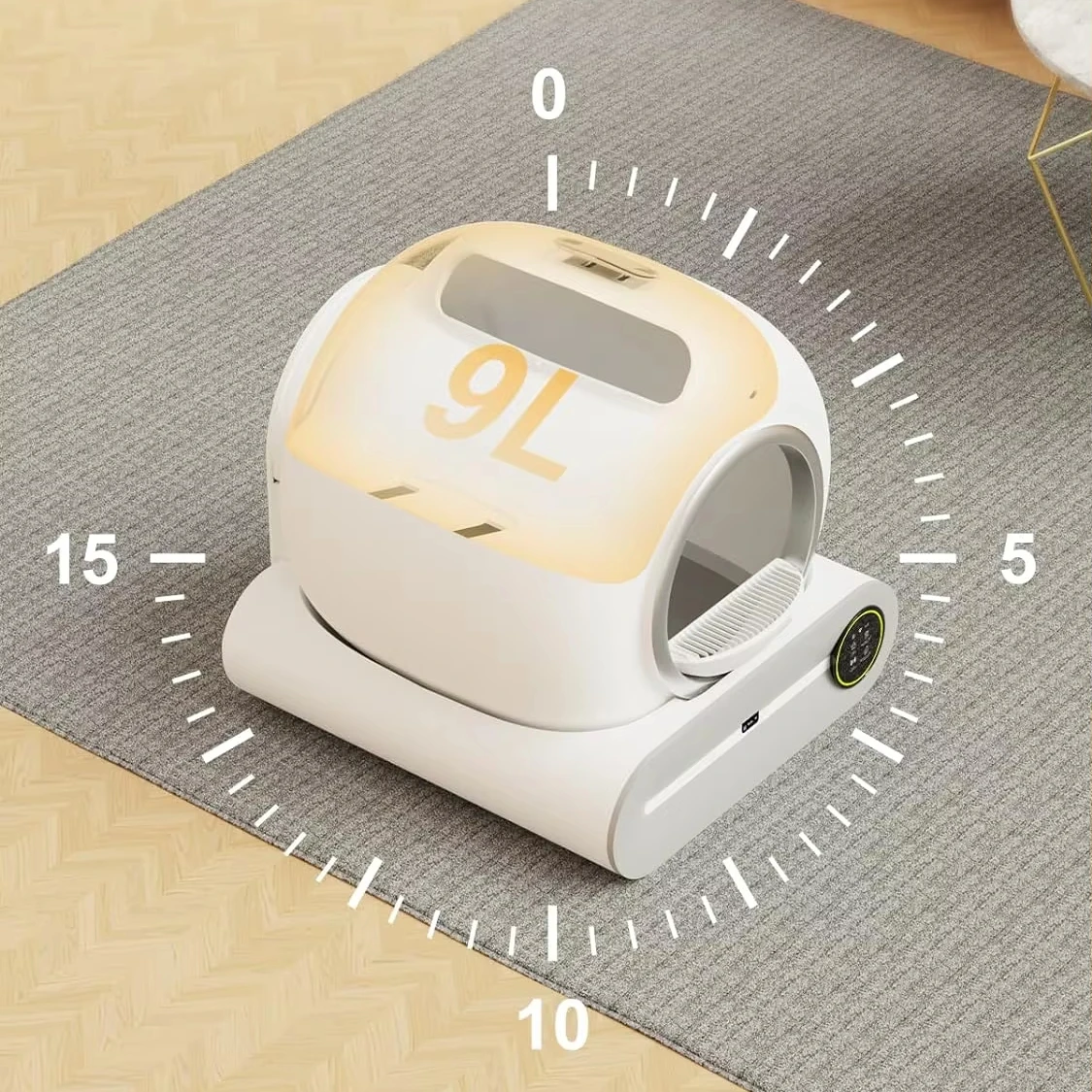 

TS 2024 New Deodorizing Automatic Cleaning OEM Cat Toilet And Accessories Tuya Intelligent Ozone Deodorizing System