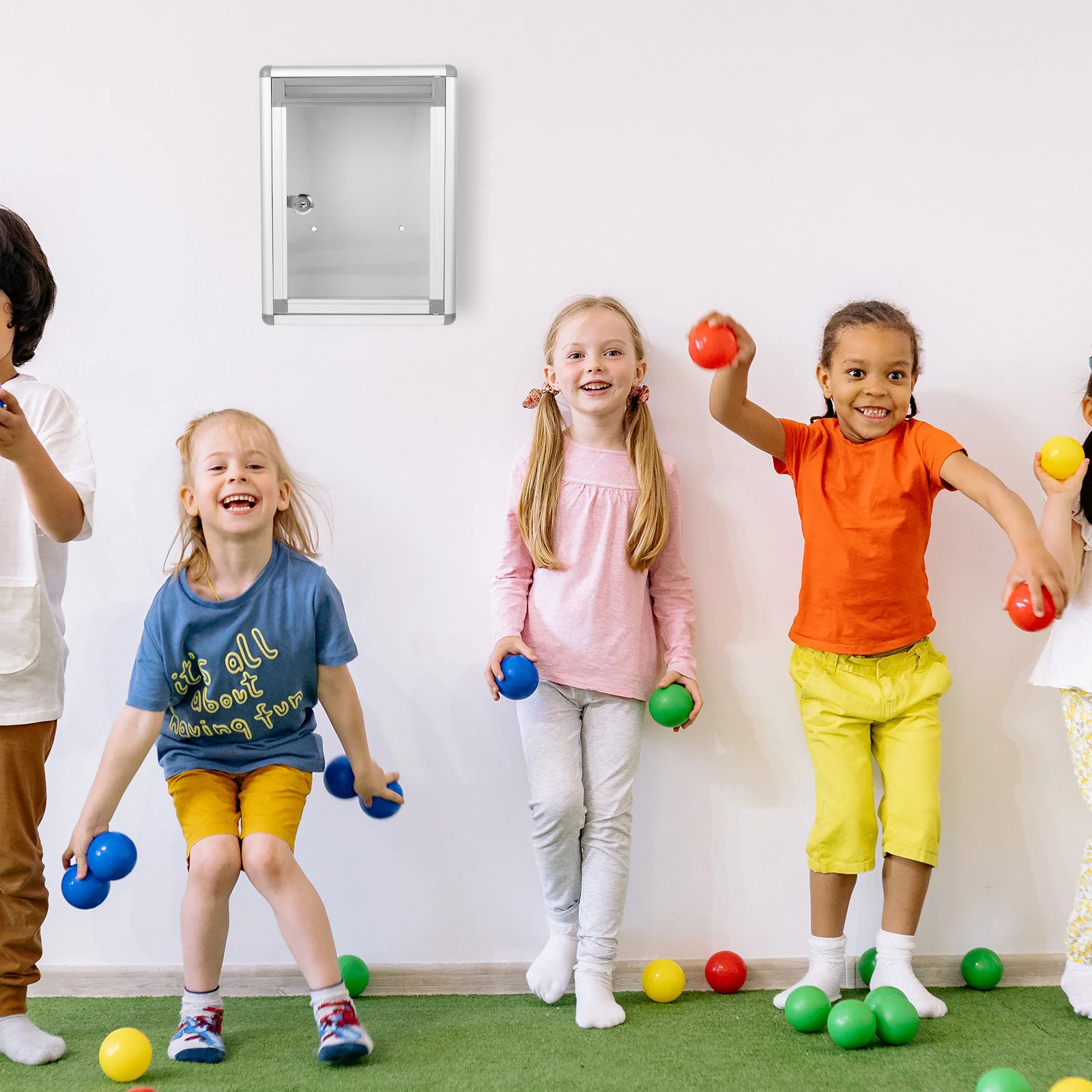 Abschließbare Aluminium-Brief-Aufbewahrungsbox, Wand-Organizer für Versand, Buchstaben, Interoffice, Kommunikation, Vertraulichkeit