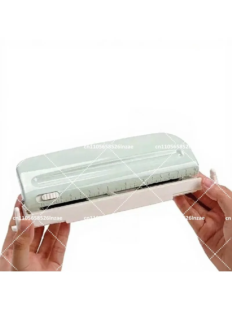 Portable Multi-Hole Paper Punch for Home Office Document Binding Organizer