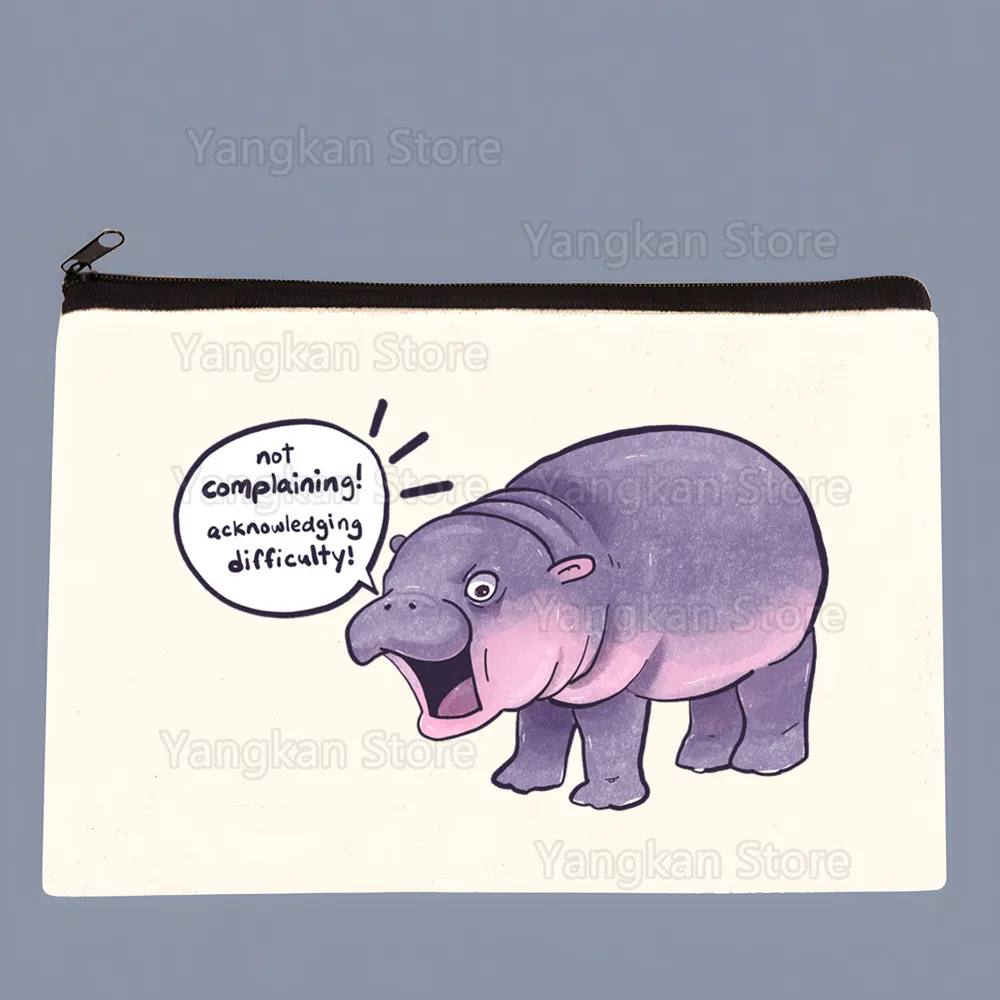 لطيف مو دينغ نطاط خنزير بسيط قماش محفظة نسائية للعملات المعدنية لطيف الكرتون مفتاح القضية سيدة حقيبة عملة حقيبة التخزين