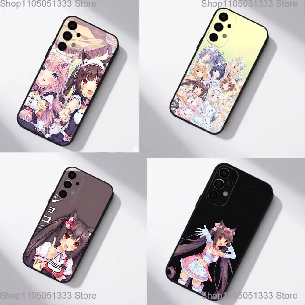 

N-Nekopara Game Phone Case For Samsung S25,S24,S21,S22,S23,S30,Ultra,S20,Plus,Fe,Lite,5G Black Cover