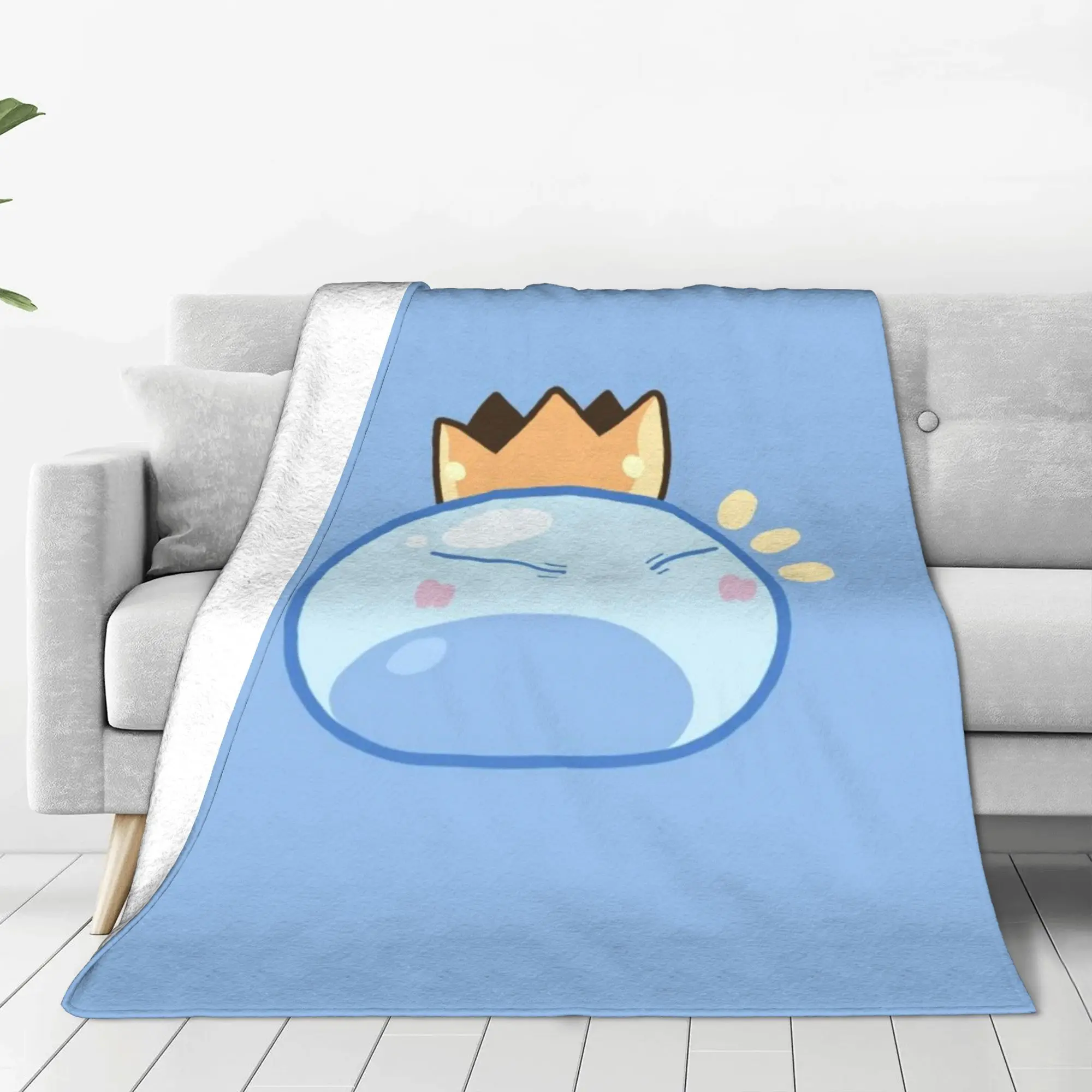 That Time I Got Reincarnated as a Slime Blanket All Season Cute Thin Throw Blankets For Bedding Rug Piece