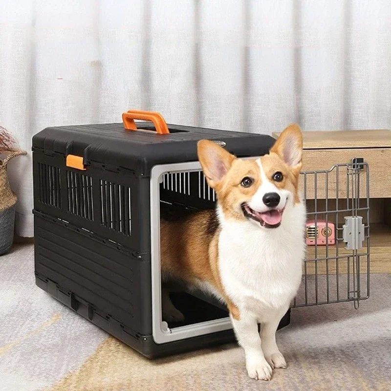 Breathable Cat Carrier Box Carrying Safe with Handle Travel Crate Transport Cage Carrier Basket for Indoor Puppy Car Outdoor