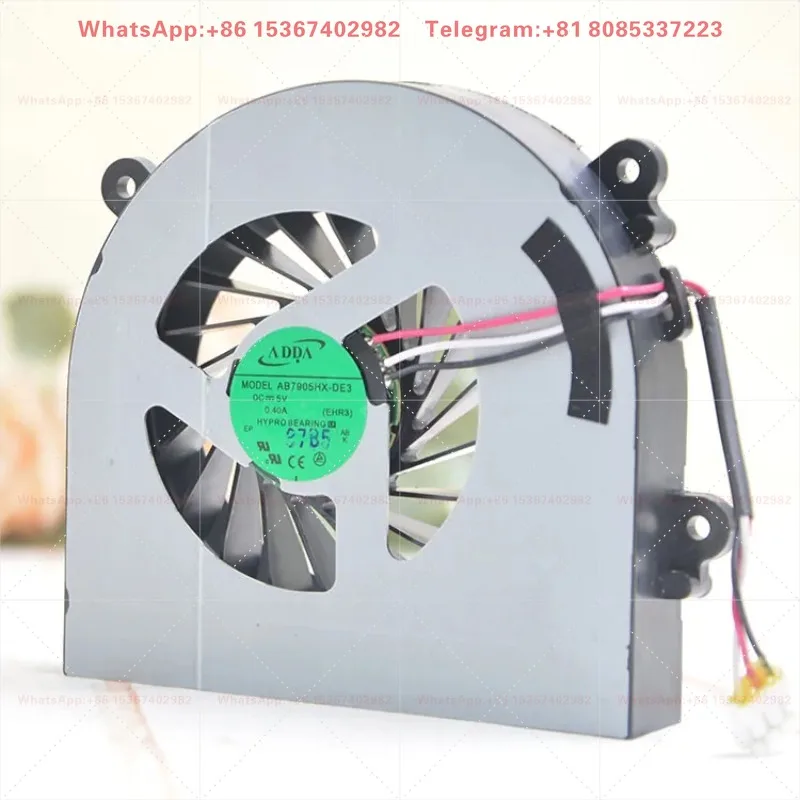 2Pcs Notebook Fan Blue Sky 6-31-W370S-101 6-23-AW15E-011 AB7905HX-DE3