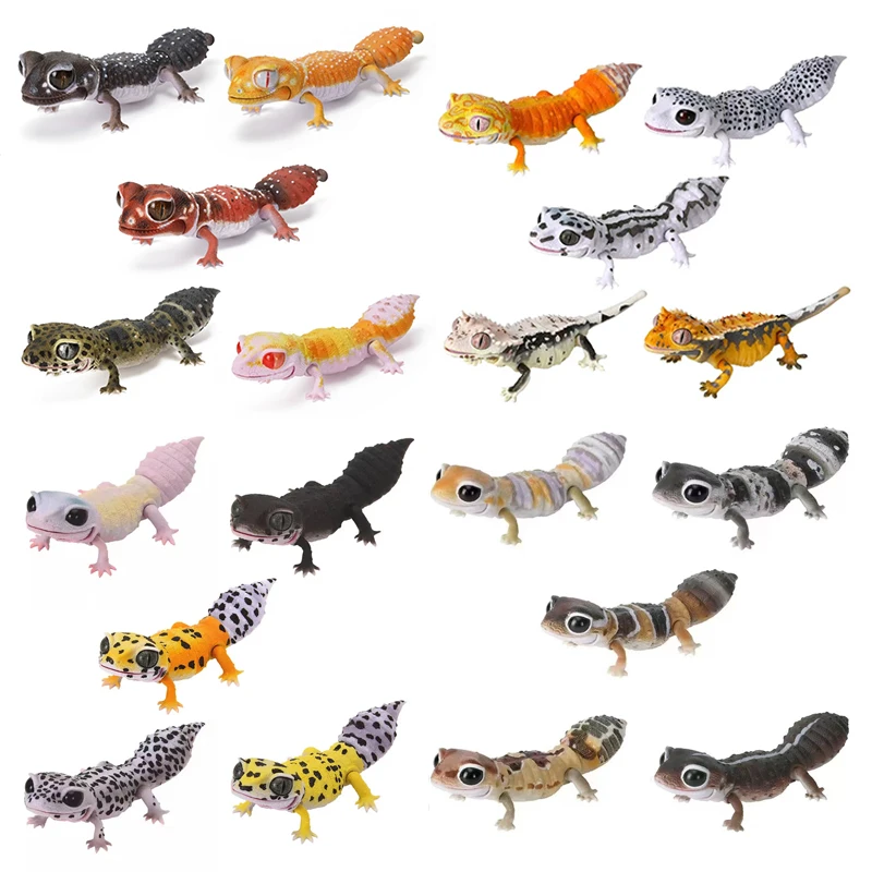 

Original The Diverysity Of Life On Earth Giant Simulation Gecko Lizard Best Geckos Leopard Anime Action Figure Child Gift