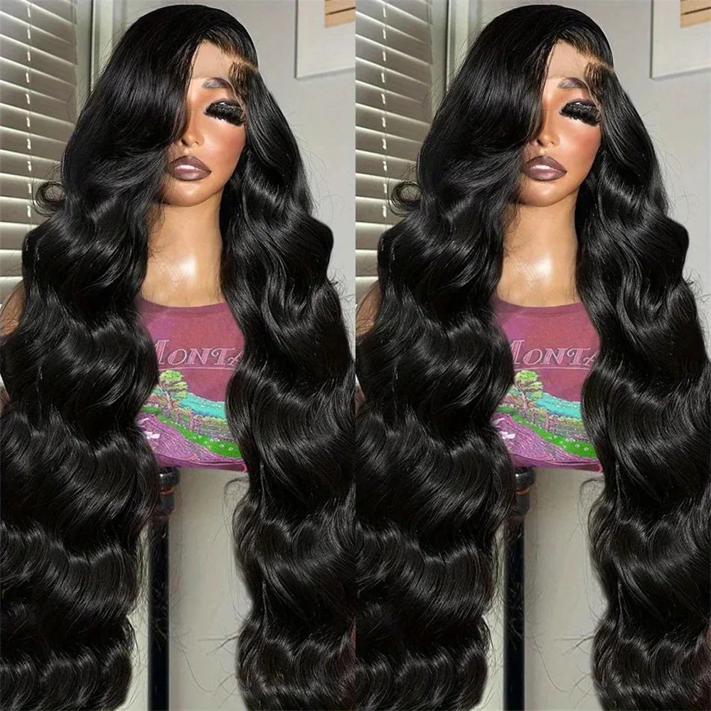 Nadine 40 Inch Body Wave Lace Front Wig Pre Plucked Lace Wigs for Black Women 13x6 13x4 HD Lace Frontal Wig Human Hair Brazilian