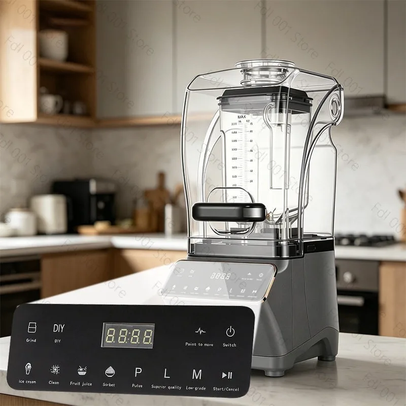 Ice Crusher Blender Multifunction Smoothie Maker Low Noise Ice Crushing Machine Tea Extraction Juicer Kitchen Appliance