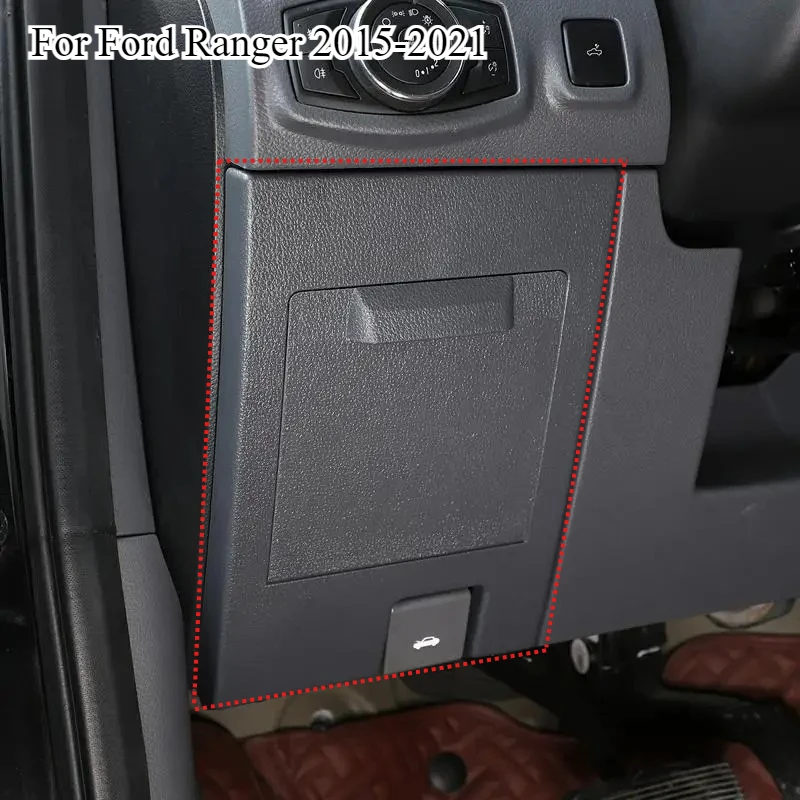 Car Accessories For Ford Ranger T7 T8 2015-21 ABS Car Dashboard Driving Position Fuse Storage Box Hidden Storage Box Trim