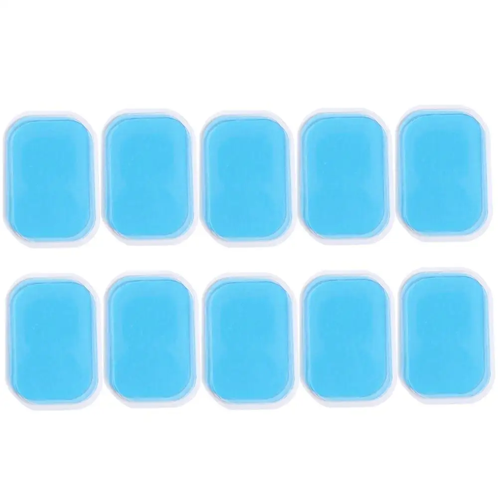 10Pcs Hydrogel Fitness Gel Pads Trainer Gel Patch Neck Massager EMS Trainer Gel Hip Exerciser ABS Trainer Abdominal Gel Stickers