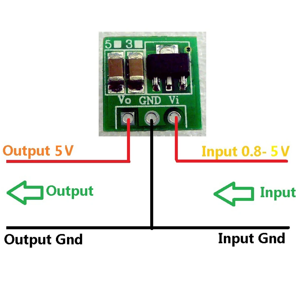 

CE025 CE025 DC-DC Boost Conversion Module 0.9-5V/0.8-3.3V to 5V/3.3V Step Up Power Supply Module Mini Boost Power Supply Board