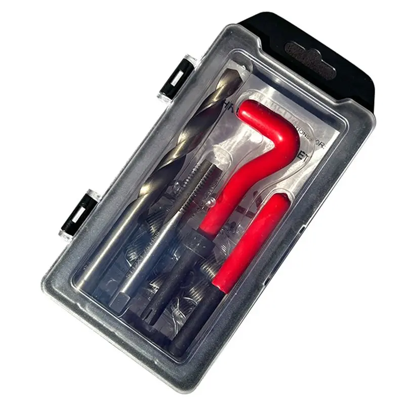 Thread Repair Kit M12x1.75Mm, Metric Thread Repair Insert , Rethreading Inserts Tool For Damaged Thread Repairing 15PCS