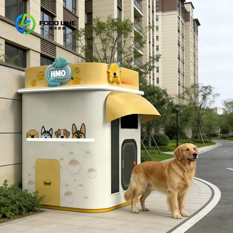 Custom Smart Pet Washing Machine 24H Self-service Stainless Steel Charge Washing and Care Automatic Spraying Shampoo Conditioner
