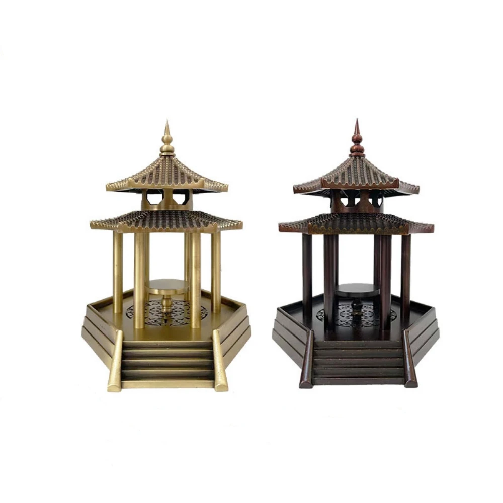 Tower Shape Incense Burner Hoder Stove Home Office Decoration Temple Buddha Parying Incense Burner Holder Stove High Quality