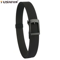 TUSHI, nuevo cinturón militar para hombres, hebilla automática de Metal de nailon resistente, cinturón de servicio policial, faja táctica para exteriores, accesorios IPSC