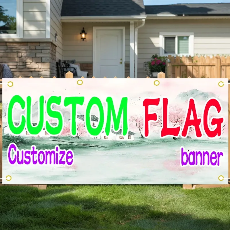 Custom Festive Flags Banners Tailored to Your Holiday Wishes Great Halloween Easter Celebrations And Indoor Outdoor Party Decor