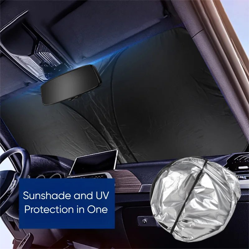 TazerApex Car Windshield Sun Shade Foldable Windshield Cover UV Protection Front Window Parasol Coche Anti-infrared for SUV Car