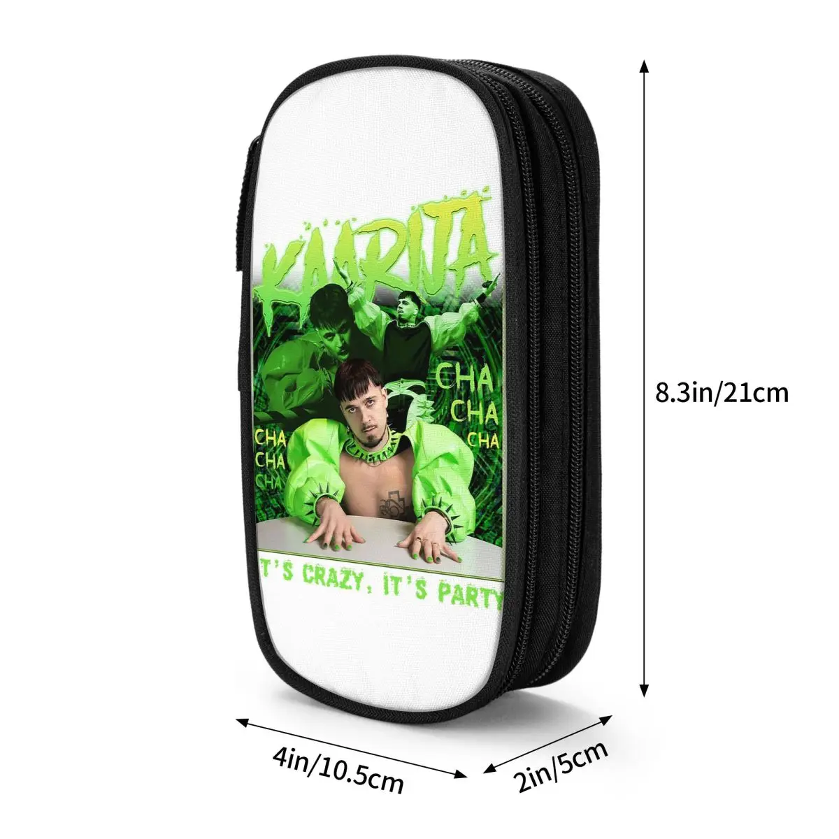 Kaarija Cha Cha Eurovision Song Contest Estuches para lápices Bolsas para bolígrafos de gran capacidad Estuche para lápices para niños y niñas estudiantes