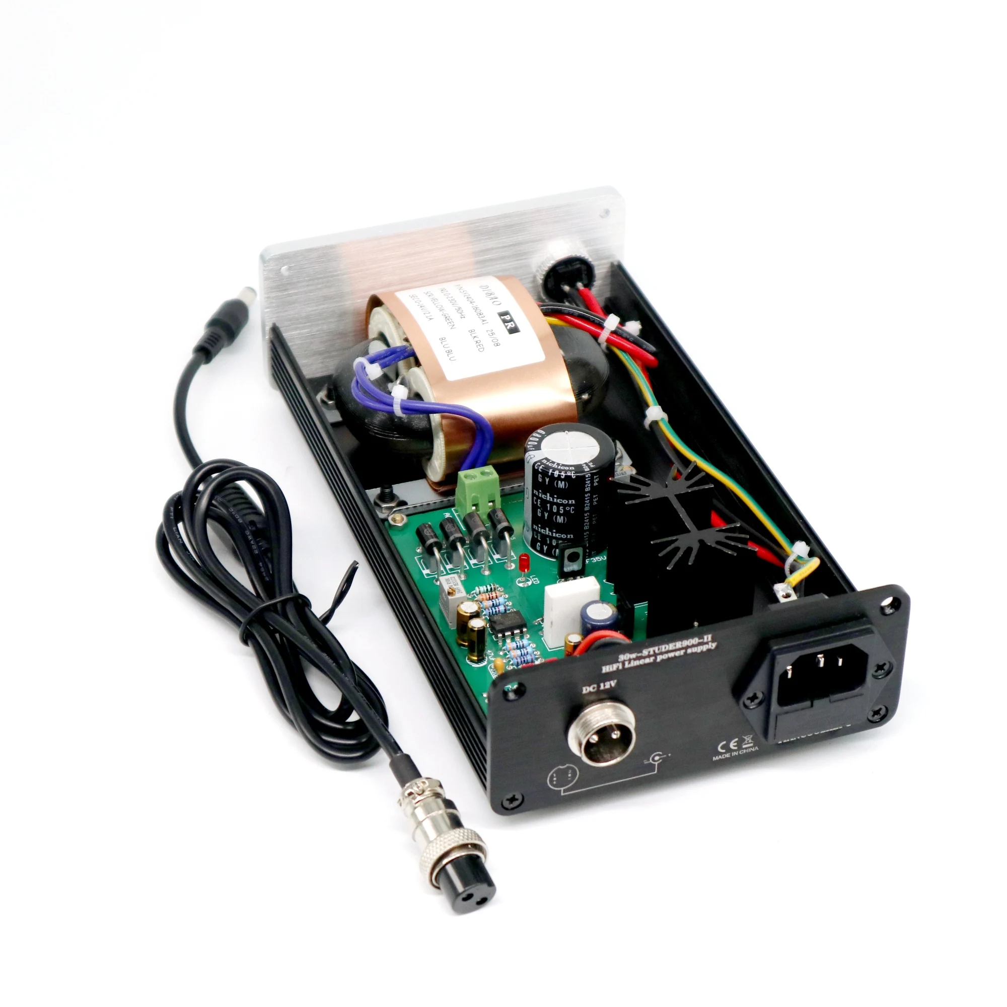 TIANCOOLKEI 30W STUDER-900-II Second Generation Ultra-Low Noise DC regulated Linear Power Supply DC12V/5V/15V 24V for  DAC AMPS