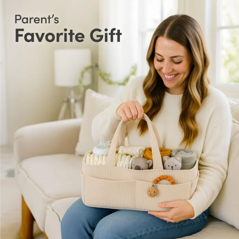 corduroy-diaper-bag-foldable-portable-nappy-storage-bag-soft-plush-handheld-mummy-bag-baby-organizer-for-storing-diapers