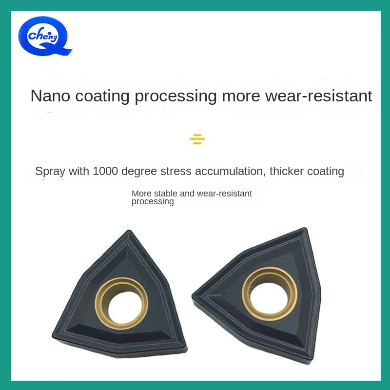 10 stks/doos WNMG080408 CNC Perzik-Type Nodulair Gietijzer Speciale Wisselplaten Nodulair Ijzer Externe Draaiwisselplaten