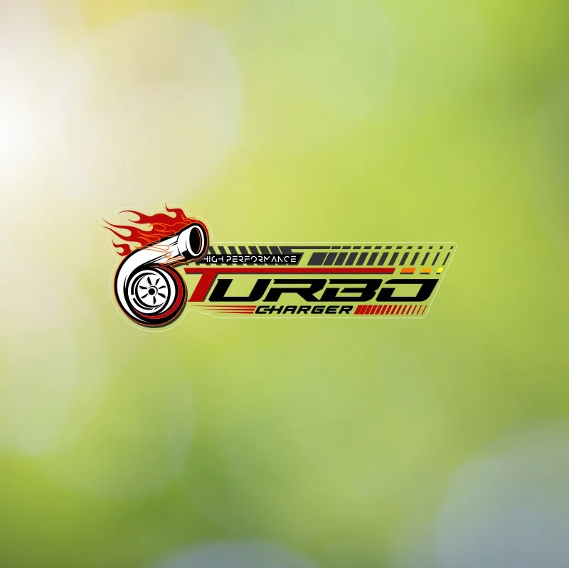 

TURBO stickers personalized decorative body stickers car creative Turbo car stickers waterproof and sunscreen