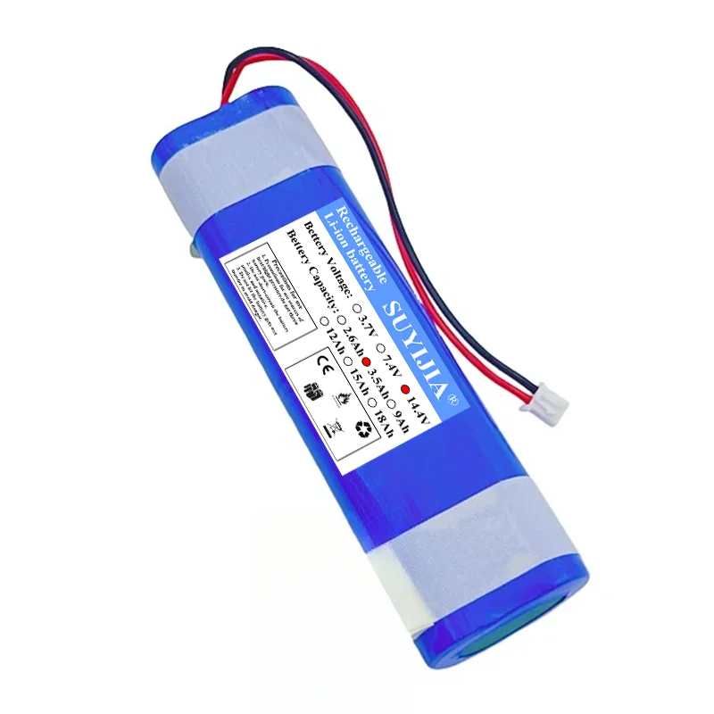 14.4V 14.8V 2600mAh 3500mAh 4S1P 18650 Rechargeable Li-ion Battery Pack For Fascia Gun Interchangeable Massager Accessories