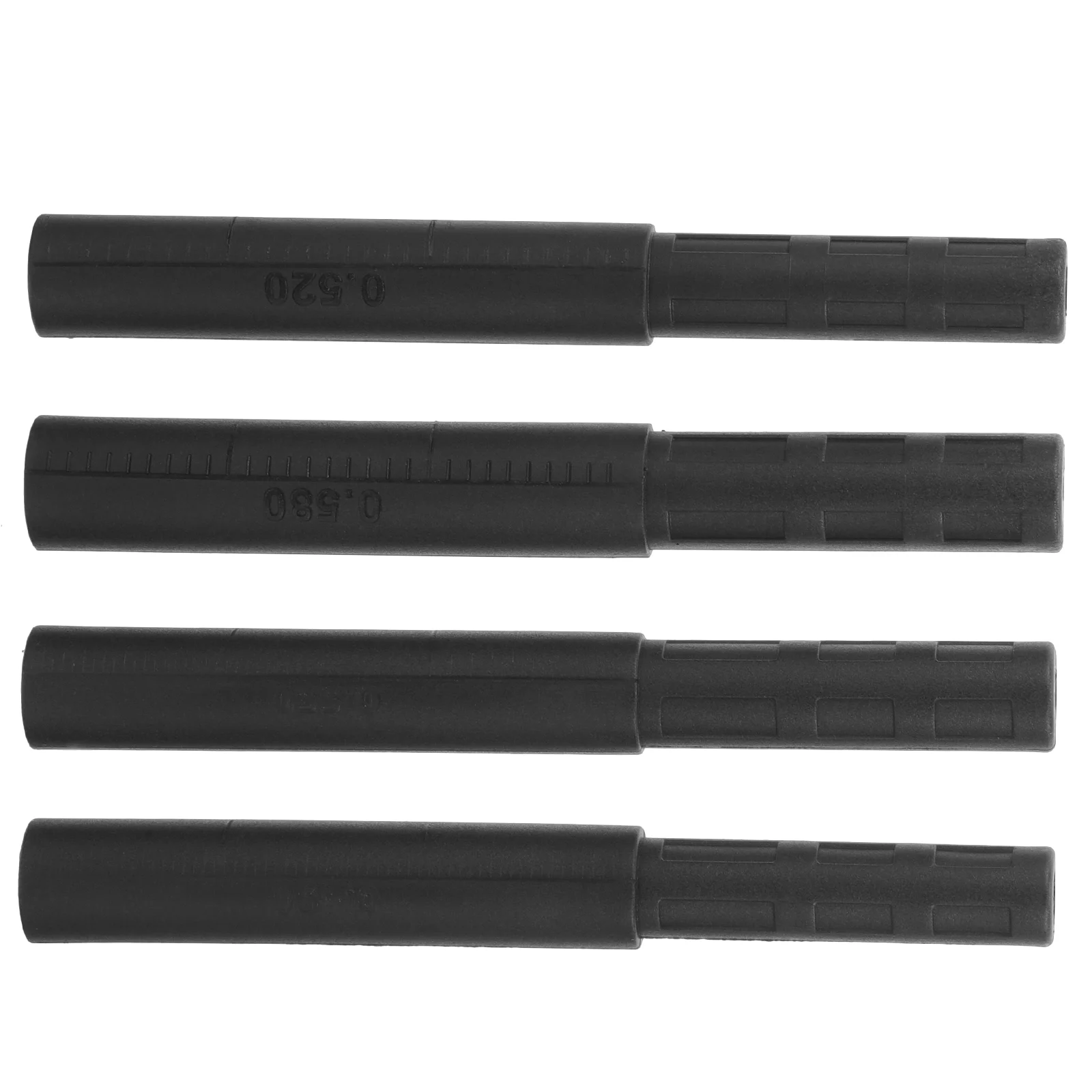 

4 Pcs Replaceable Golf Extension Accessories Grips Carbon Fiber Club Extensions Shaft