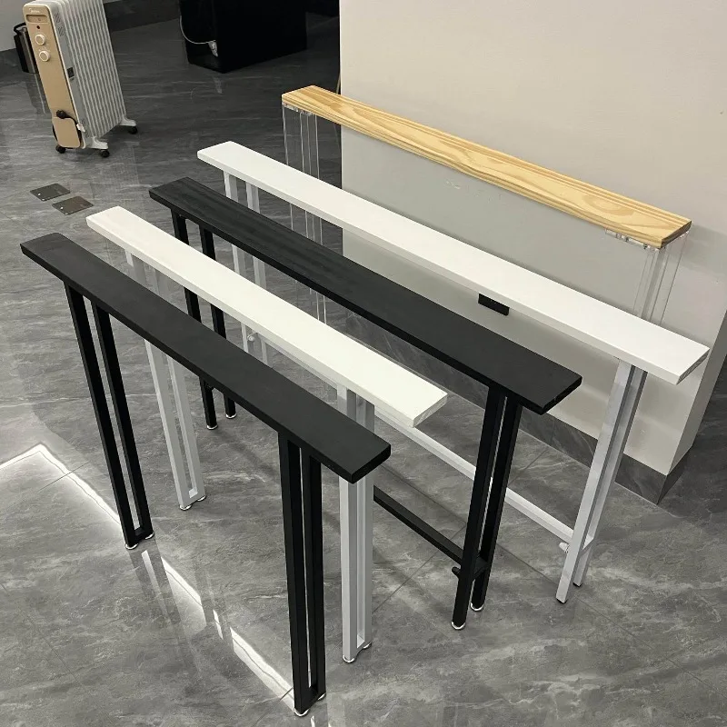 Solid Wood Behind Sofa Storage Shelf Ultra Narrow 8cm White Wall Gap Storage Floor Standing Long Bedside Rack Living Room Modern