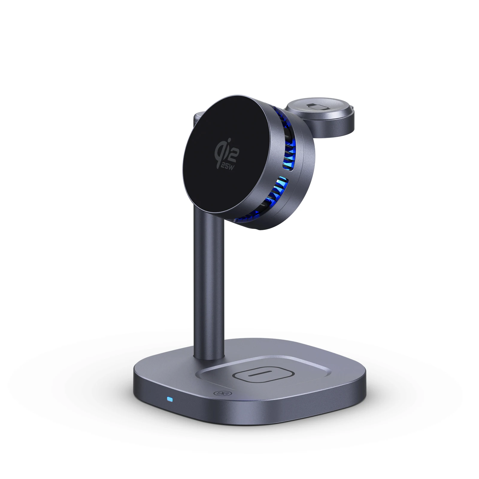 ICE Cooling Qi2.2 25W 3 in 1 Magnetic Wireless Charger Stand Fast Charging For Magsafe iPhone 17 Pro Max Apple Watch 2-8 Airpods view 6