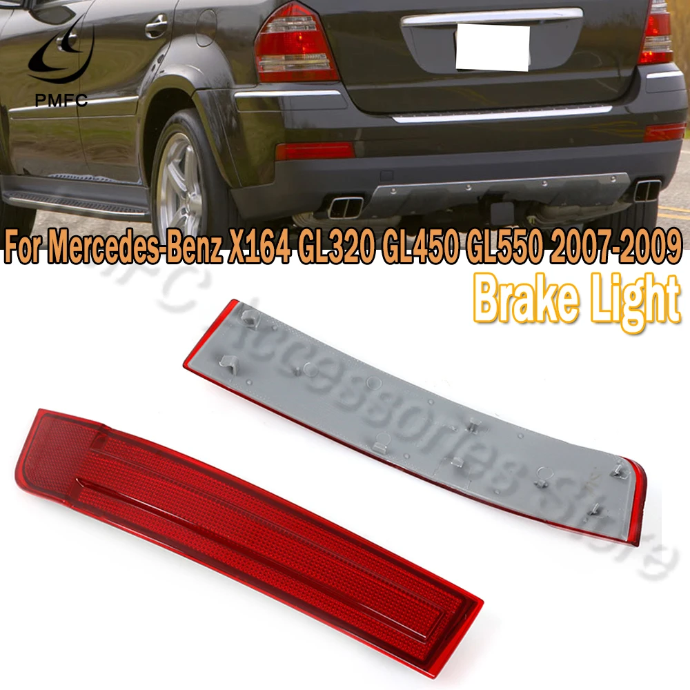 Brake Light Warn Light Rear Bumper Reflector Light For Mercedes Benz X164 GL320 GL450 GL550 20072008 2009 1648201174 1648201274