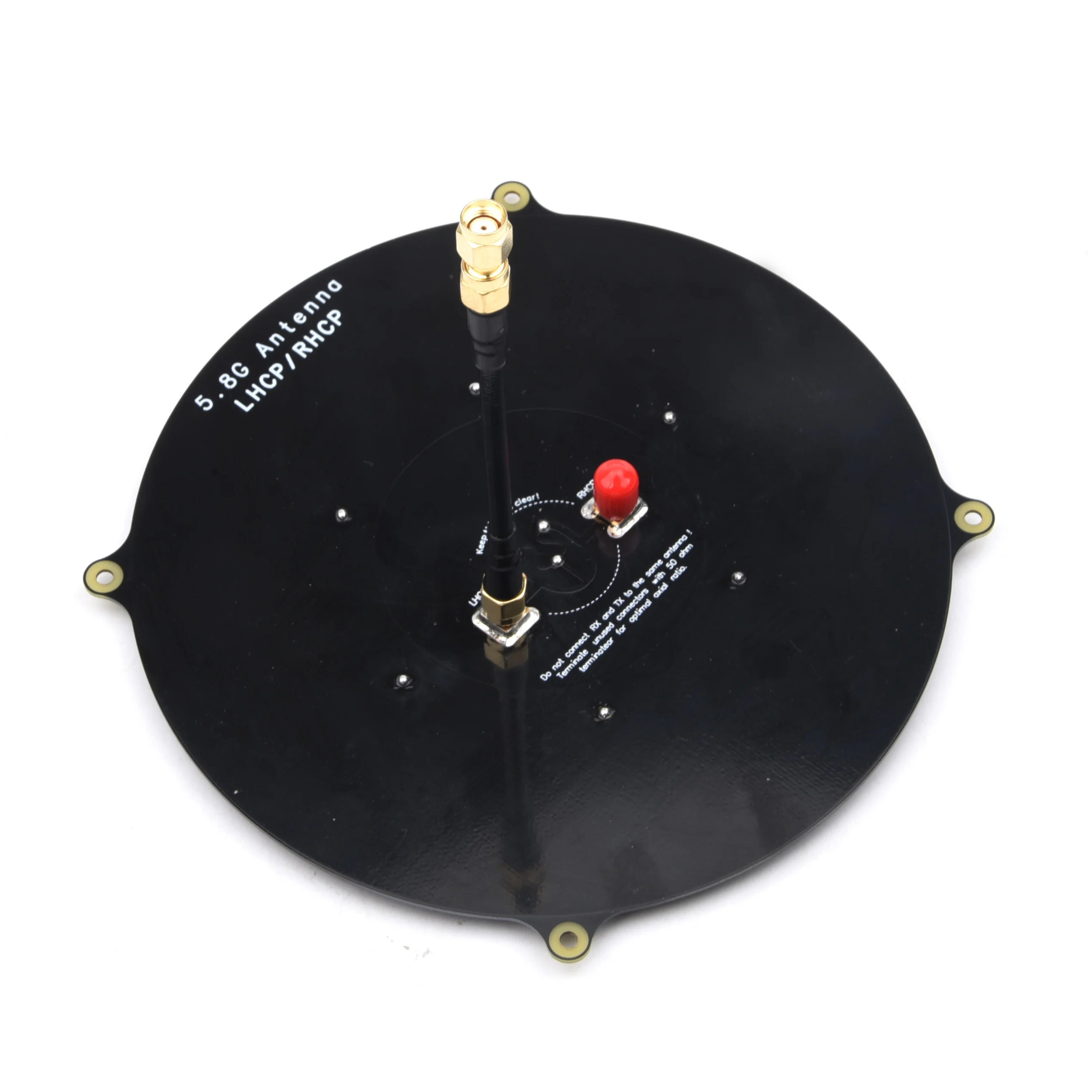 150mm remendo de alimentação tripla 5.8ghz 14dbi pagode array fpv antena lhcp rhcp rpsma sma para rc drone fpv quadcopter