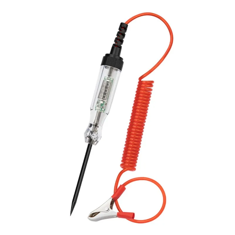 Automotive circuit maintenance test light 12V multi-function auto repair tool LED digital display tester