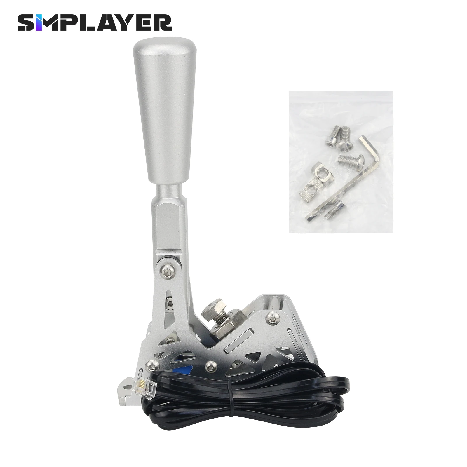 PC Racing Games SQ Sequential Shifter Gearshift SIM For Logitech G25 G27 G29 T300 T500 FANATEC Handbrake System USB Hand Brake