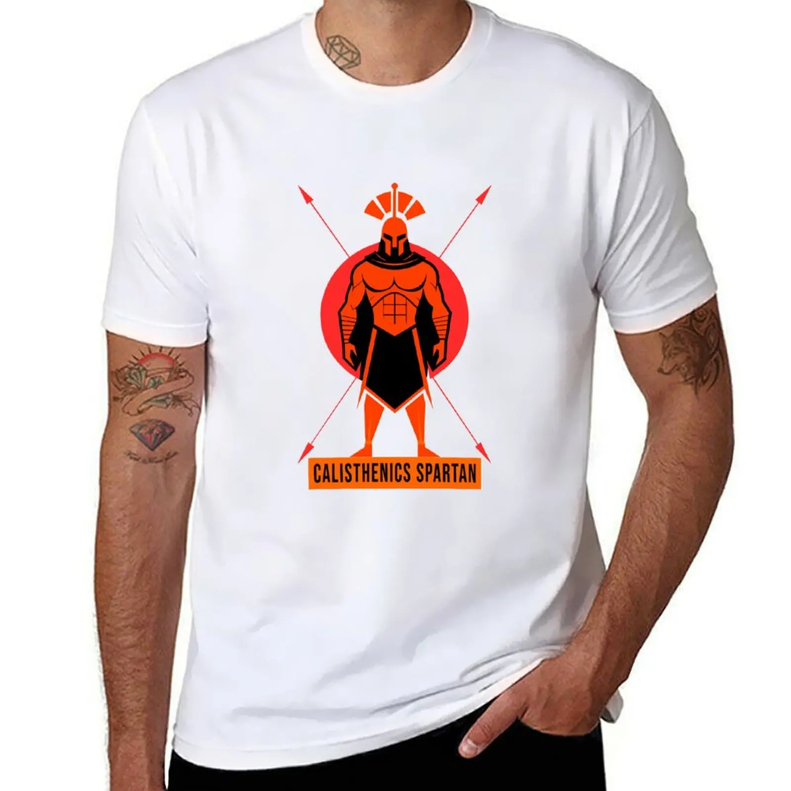 

Calisthenics Spartan: Where Discipline Meets Power. T-Shirt t shirt custom print men t shirt cotton 100% T-Shirt
