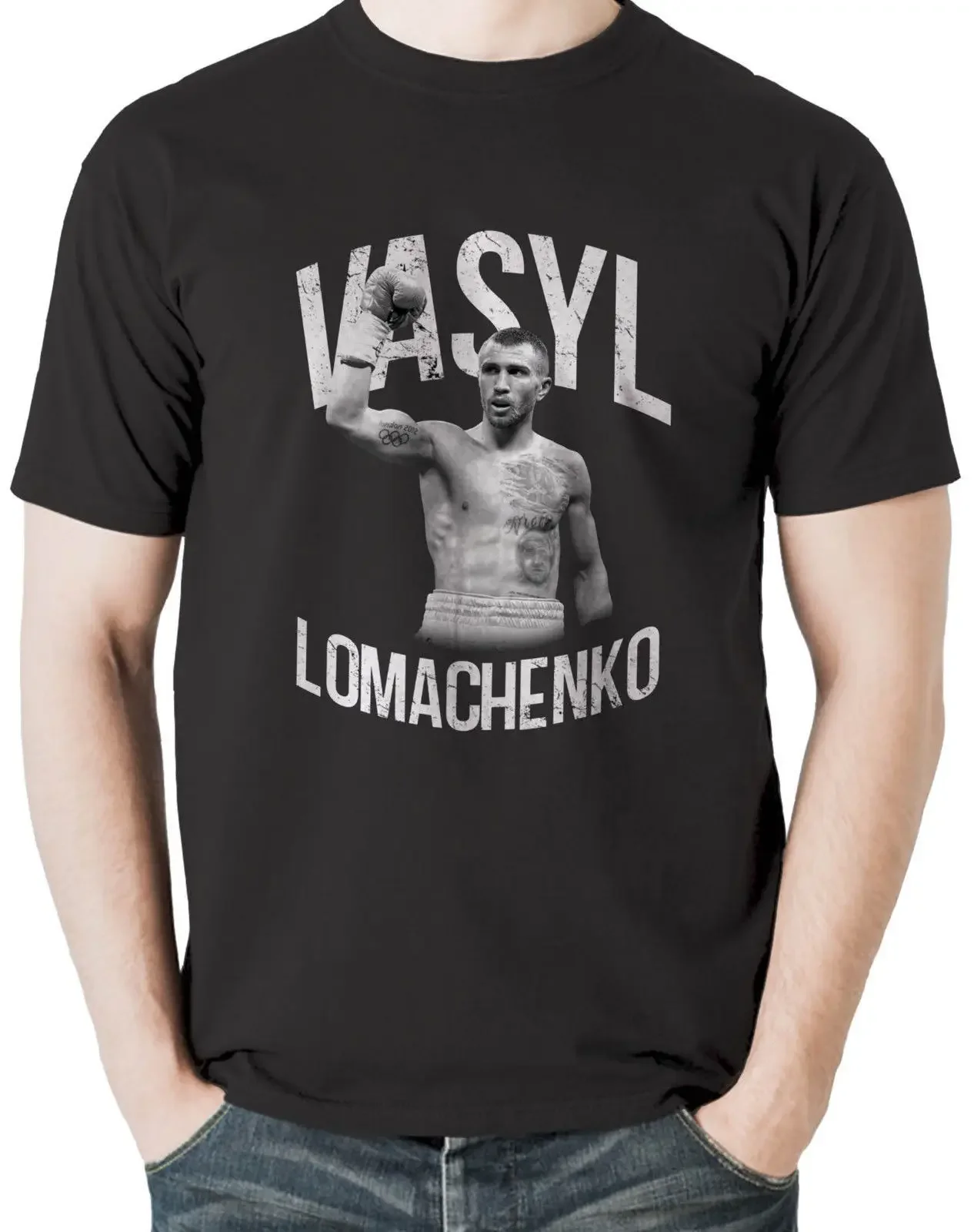 

Boxing Vasyl Lomachenko T-Shirt 100% Cotton O-Neck Summer Short Sleeve Casual Mens T-shirt Size S-3XL