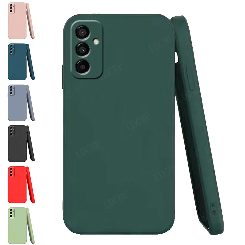 For Samsung Galaxy M13 Case Cover Samsung M13 Capa Shockproof Bumper Liquid Silicone Colour Back Soft TPU Funda Samsung M13 M 13