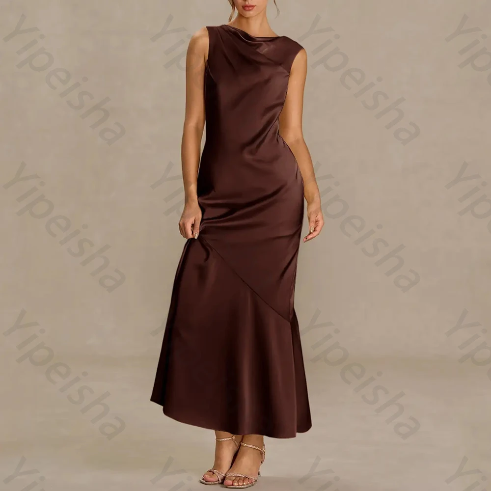 Seksowne sukienki wieczorowe bez pleców i rękawów, eleganckie, długie suknie celebrytów, wykwintne, wysokiej jakości suknie na studniówkę i przyjęcia, damskie, szyte na miarę.