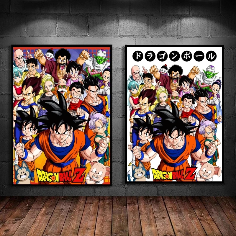 Anime Posters Dragon Ball Kakarot Decor Gifts Modern Home Comics Pictures Hd Print Art Prints Wall Decoration Hanging Classic