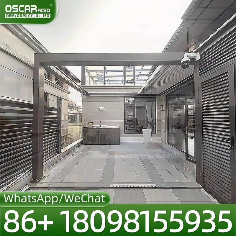 Polycarbonate Sheet Mini Greenhouse with Aluminum Frame for Warehouse Villa Outdoor Hotel Use pergolas