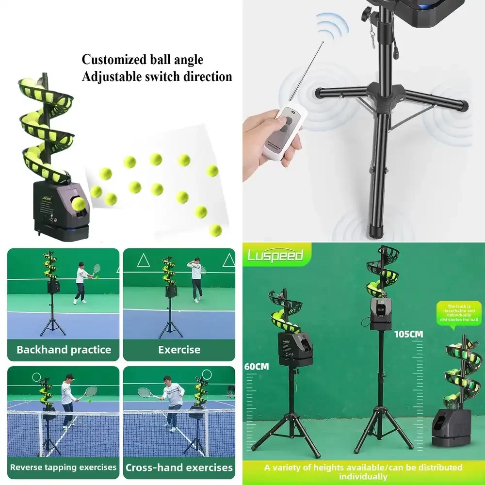 2026 Hot Sale Tennis Throwing Machine for Solo Practice Training Equipment Pickleball Automatic Serve Machine for