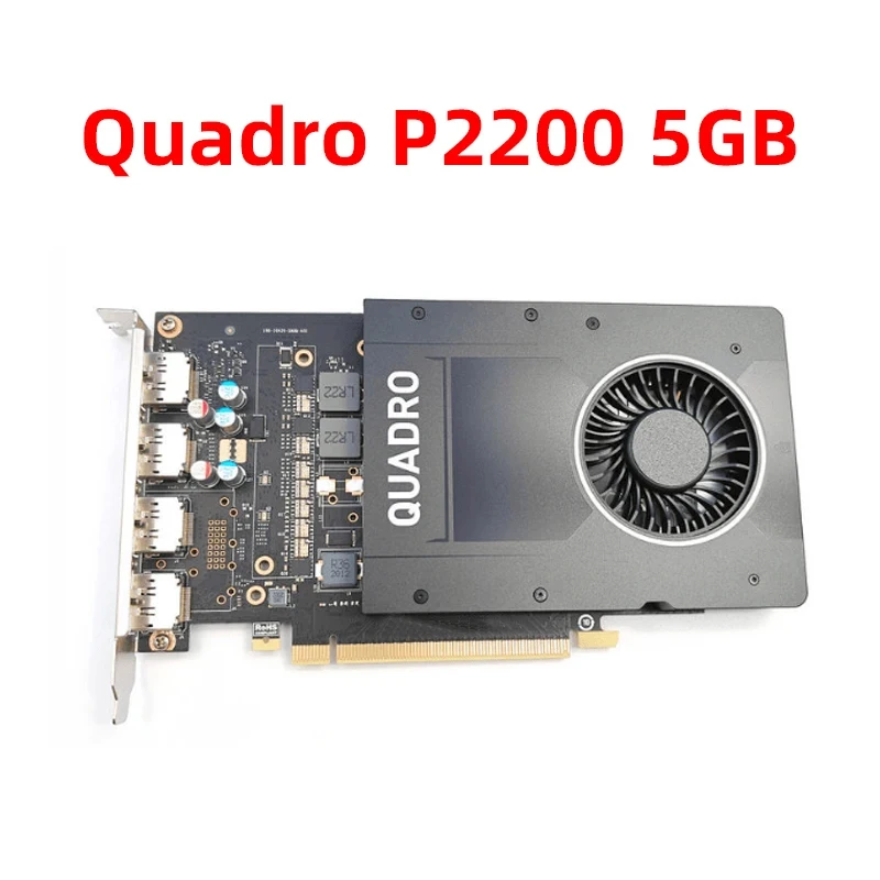 

Профессиональная видеокарта Quadro P2200 5 ГБ CAD/CAM Rendering для дизайна, 3D-моделирование, рендеринг, графическая рабочая карта 4K HD
